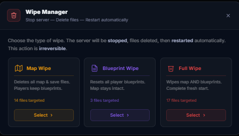 Wipe Manager